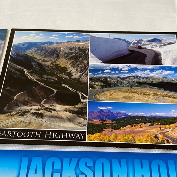 Set of 4 post cards unused new travel Wyoming national park - Picture 4 of 8